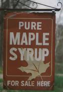 syrup sign